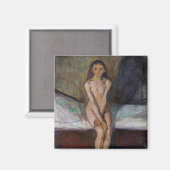 Edvard Munch - Puberteit Magneet (Voorkant / Achterkant)
