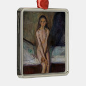 Edvard Munch - Puberteit Metalen Ornament (Rechts)