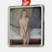 Edvard Munch - Puberteit Metalen Ornament (Links)