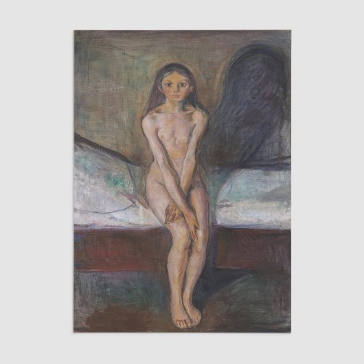 Edvard Munch - Puberteit Tissuepapier
