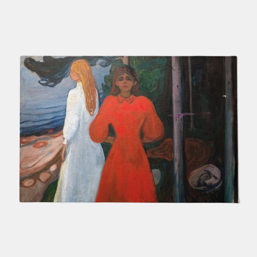 Edvard Munch - Rood en Wit Deurmat (Voorkant)