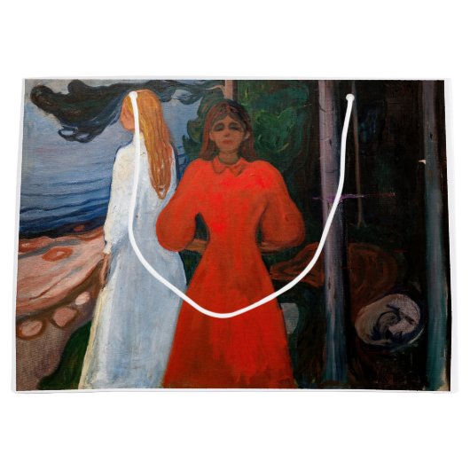 Edvard Munch - Rood en Wit Groot Cadeauzakje (Voorkant)