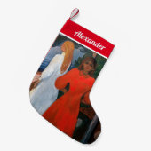 Edvard Munch - Rood en Wit Kleine Kerstsok (Voorkant (Hangend))