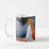 Edvard Munch - Rood en Wit Koffiemok (Links)