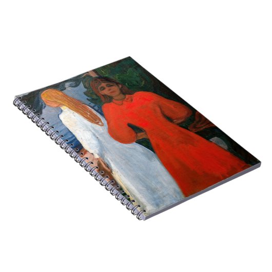 Edvard Munch - Rood en Wit Notitieboek (Rechterzijde)