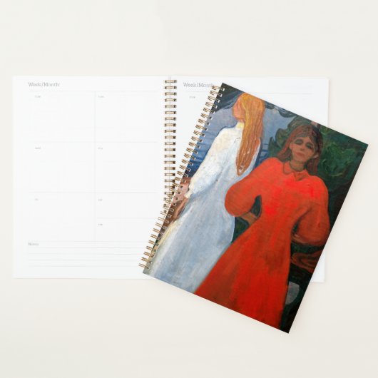 Edvard Munch - Rood en Wit Planner (Display)