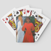 Edvard Munch - Rood en Wit Pokerkaarten (Achterkant)