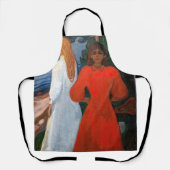 Edvard Munch - Rood en Wit Schort (Voorkant)