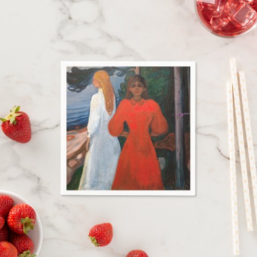 Edvard Munch - Rood en Wit Servet (Insitu)