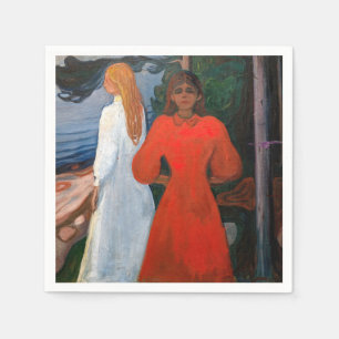 Edvard Munch - Rood en Wit Servet