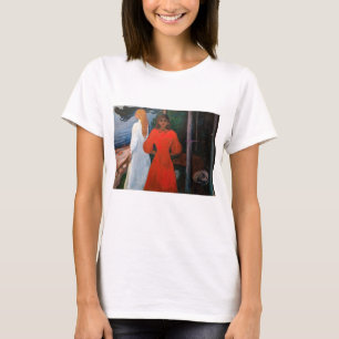 Edvard Munch - Rood en Wit T-shirt