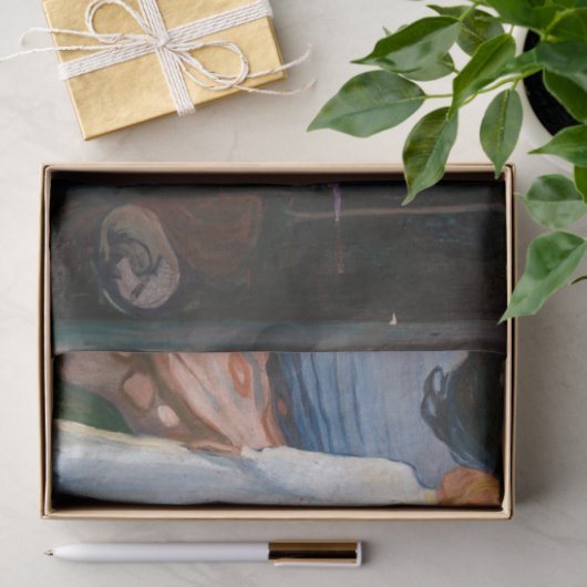Edvard Munch - Rood en Wit Tissuepapier (Geschenk)