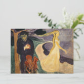 Edvard Munch - Scheiding Bedankkaart (Staand voorkant)