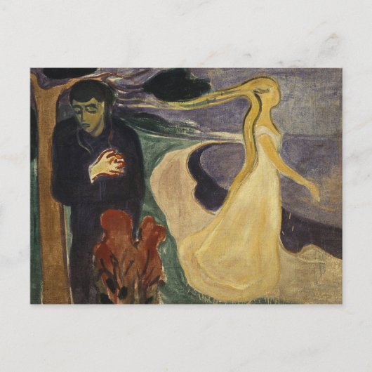 Edvard Munch - Scheiding Briefkaart (Voorkant)