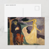 Edvard Munch - Scheiding Briefkaart (Voorkant / Achterkant)
