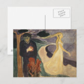 Edvard Munch - Scheiding Briefkaart (Voorkant / Achterkant)