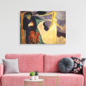 Edvard Munch - Scheiding Canvas Afdruk (Insitu (Woonkamer))