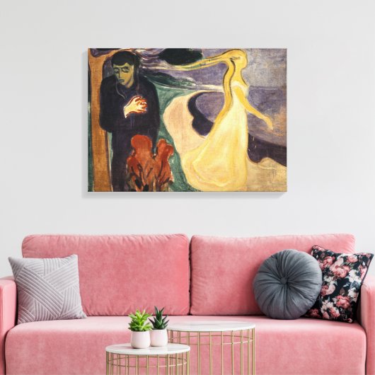 Edvard Munch - Scheiding Canvas Afdruk (Insitu (Woonkamer))