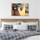 Edvard Munch - Scheiding Canvas Afdruk (Insitu (Slaapkamer))
