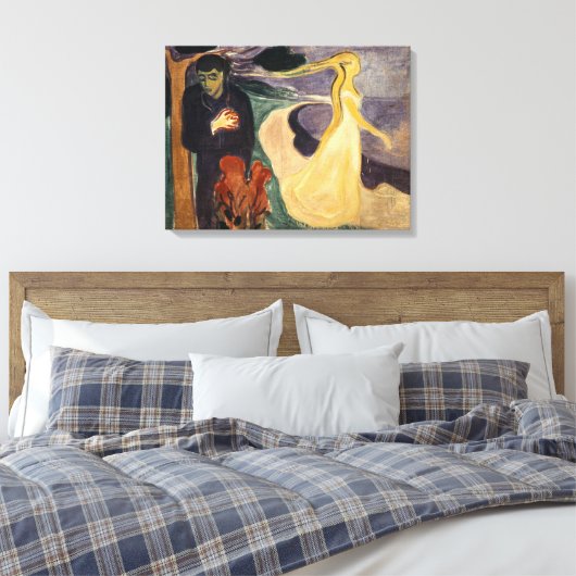 Edvard Munch - Scheiding Canvas Afdruk (Insitu (Slaapkamer))