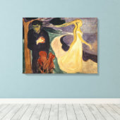 Edvard Munch - Scheiding Canvas Afdruk (Insitu (Houten vloer))