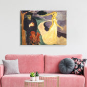 Edvard Munch - Scheiding Canvas Afdruk (Insitu (Woonkamer))