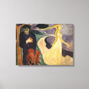 Edvard Munch - Scheiding Canvas Afdruk