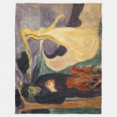 Edvard Munch - Scheiding Fleece Deken (Voorkant)