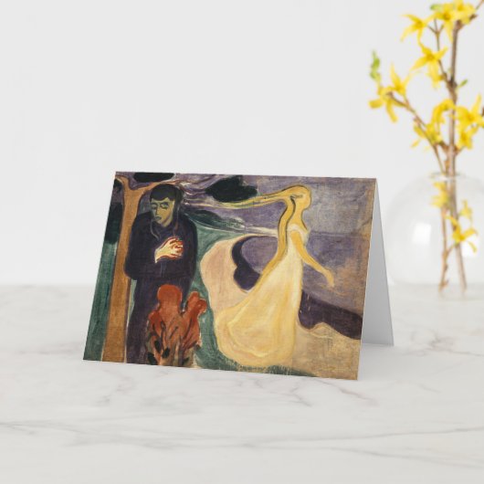 Edvard Munch - Scheiding Kaart (Gele Bloem)