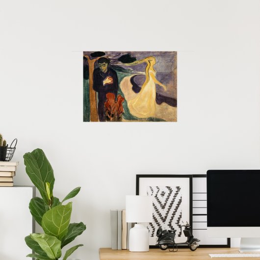 Edvard Munch - Scheiding Poster (Thuiskantoor)