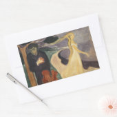 Edvard Munch - Scheiding Rechthoekige Sticker (Envelop)