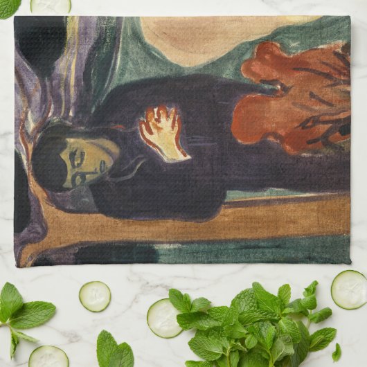 Edvard Munch - Scheiding Theedoek (Gevouwen)