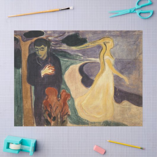 Edvard Munch - Scheiding Tissuepapier (Craft)
