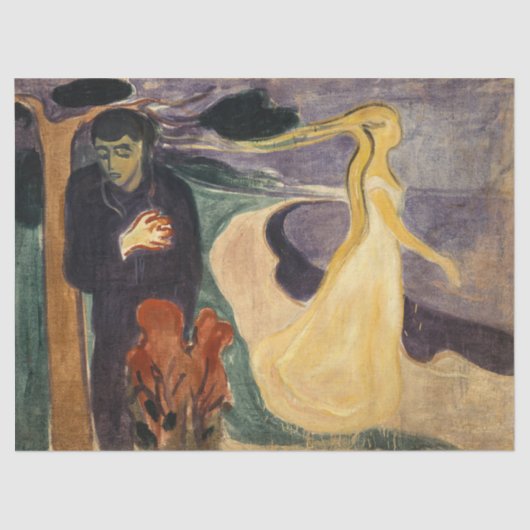 Edvard Munch - Scheiding Tissuepapier (Voorkant)