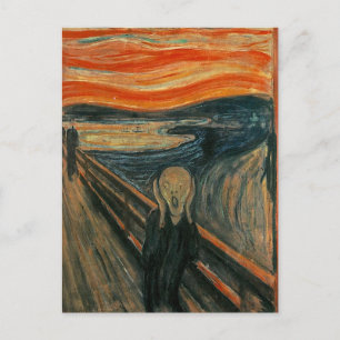Edvard Munch Schilderij De Schreeuw (Skrik) 1893 Briefkaart