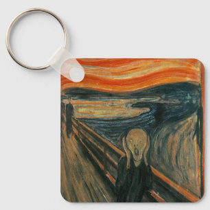 Edvard Munch Schilderij De Schreeuw (Skrik) 1893 Sleutelhanger
