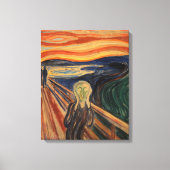 Edvard Munch schilderij De Schreeuw (Skrik) 1910 Canvas Afdruk (Voorkant)