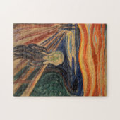 Edvard Munch schilderij De Schreeuw (Skrik) 1910 Legpuzzel (Horizontaal)