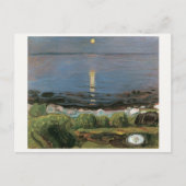 Edvard Munch Schilderij, Zomernacht aan het strand Briefkaart (Voorkant)