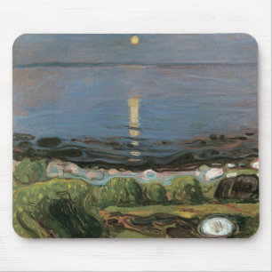 Edvard Munch Schilderij, Zomernacht aan het strand Muismat