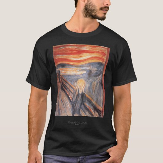 Edvard Munch Scream Classic T-Shirt (Voorkant)