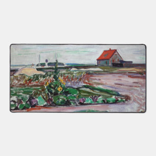 Edvard Munch - Seashore. Landschap bij Lubeck Bureaumat