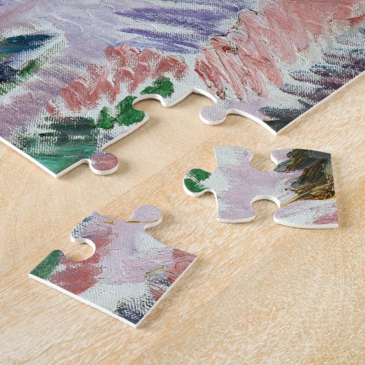 Edvard Munch - Seashore. Landschap bij Lubeck Legpuzzel (Zijkant)