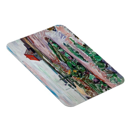 Edvard Munch - Seashore. Landschap bij Lubeck Magneet (Rechterzijde)