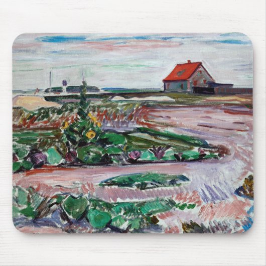 Edvard Munch - Seashore. Landschap bij Lubeck Muismat (Voorkant)