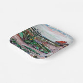 Edvard Munch - Seashore. Landschap bij Lubeck Papieren Bordje (Gebogen)