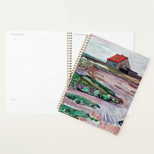 Edvard Munch - Seashore. Landschap bij Lubeck Planner (Display)