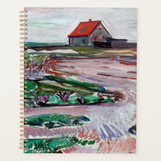 Edvard Munch - Seashore. Landschap bij Lubeck Planner (Voorkant)