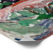 Edvard Munch - Seashore. Landschap bij Lubeck Poster (Hoek)