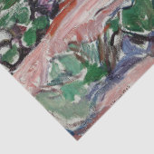 Edvard Munch - Seashore. Landschap bij Lubeck Tissuepapier (Detail)